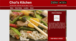 Desktop Screenshot of chois-kitchen.com